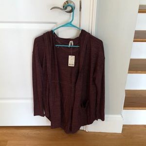 Mudd. Size small hooded knit cardigan